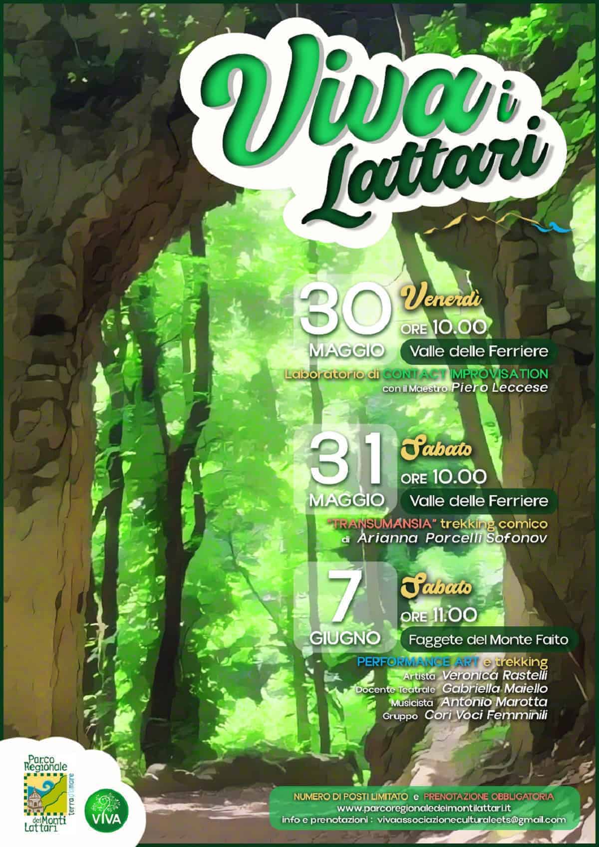 “Viva i Lattari”. Il Parco Regionale dei Monti Lattari ospita tre eventi culturali tra cammini, teatro, danza e land art “Viva i Lattari”. Il Parco Regionale dei Monti Lattari ospita tre eventi culturali tra cammini, teatro, danza e land art