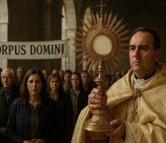 Nel giorno del Corpus Domini, la Chiesa cattolica celebra la presenza reale del corpo di Cristo nell'eucaristia.