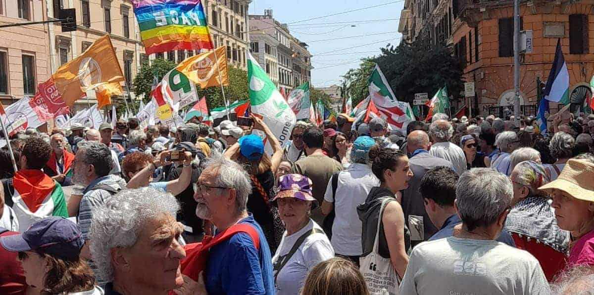 cronaca della manifestazione per gaza quando la piazza diventa coscienza collettiva