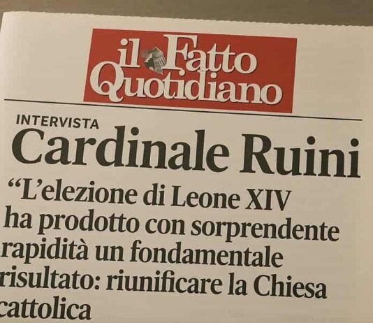 Il fatto Quotidiano pubblica una intervista al cardinale Ruini | Life and News Magazine